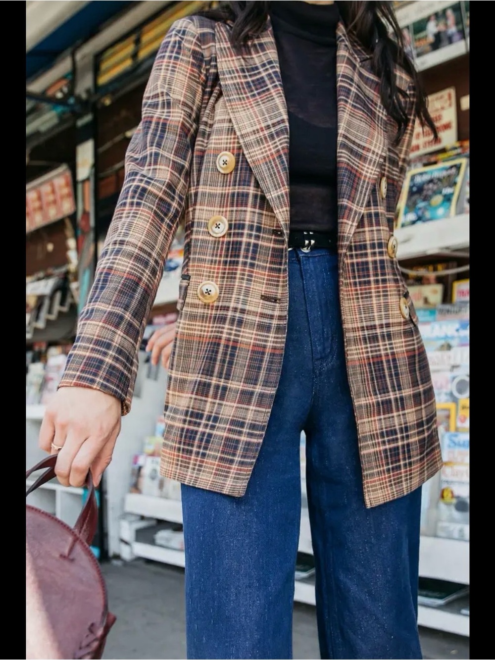 Plaid jacket